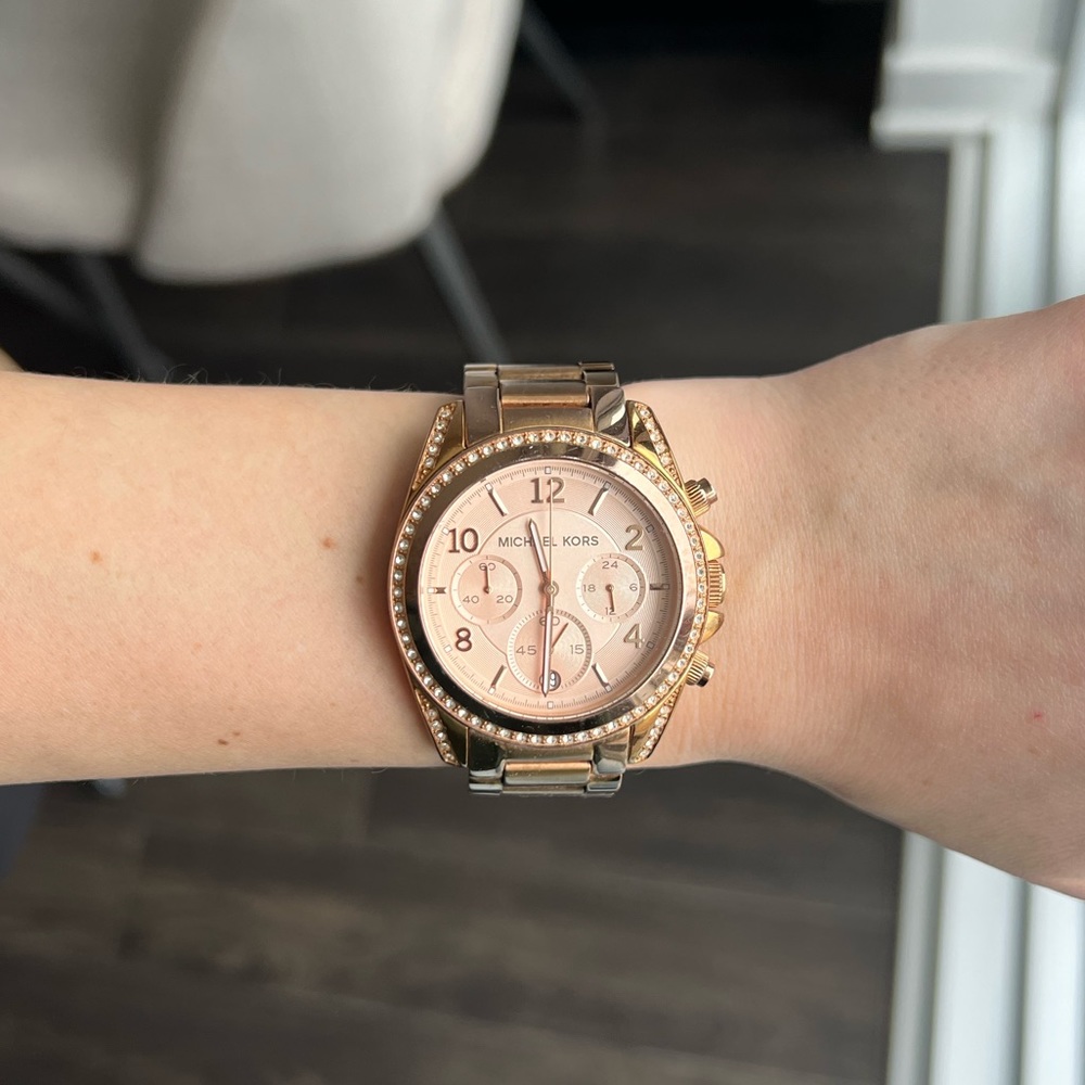 Michael Kors Watch (Rose Gold)